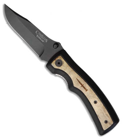 product image for Camillus Slick Black Liner Lock Knife 19076