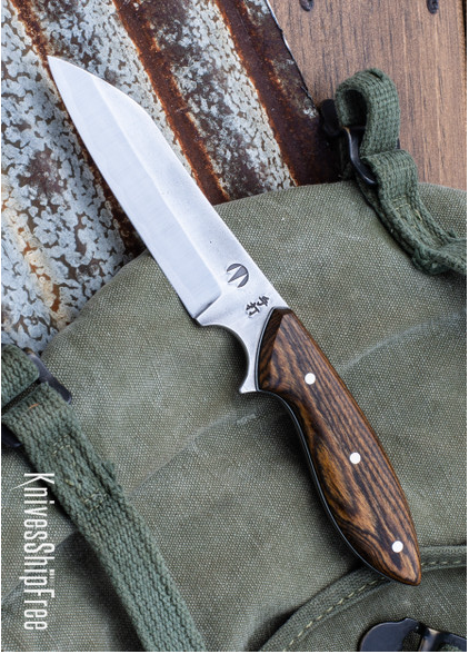 product image for 5559 Carter Cutlery Muteki Wharncliffe Brute Bocote Black White G 10 Liner CC 21 CJ 017