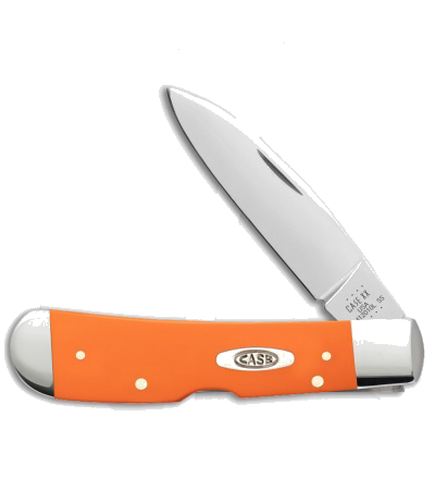 Case Tribal Lock Smooth Orange Synthetic TB412010L SS Knife