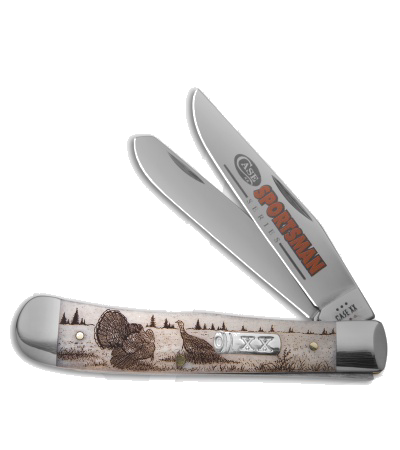 Case Trapper 6254 SS Natural Bone Turkey 81221 Pocket Knife product image