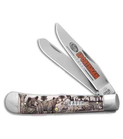 Case Trapper 6254 SS Pocket Knife Natural Bone product image