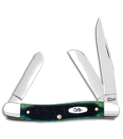 Case Hunter Green Bone Sawcut Stockman 6318 SS Pocket Knife product image