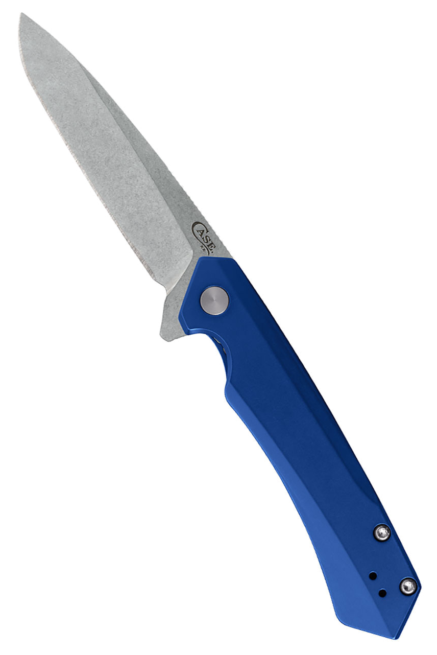 product image for Case Kinzua Blue Alum CPM-S35VN Flipper Knife 64660