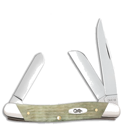 Case Medium Stockman Knife Jigged Mint Green Bone product image