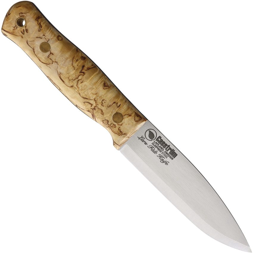 Casstrom Lars Falt Bushcraft Curly Birch Sleipner Steel Knife product image