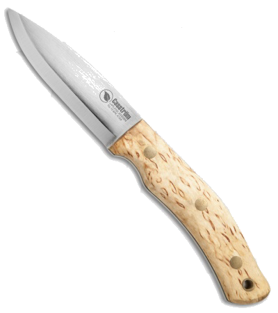 product image for Casstrom No. 10 SFK Curly Birch O2 Steel Fixed Blade Knife with Firesteel