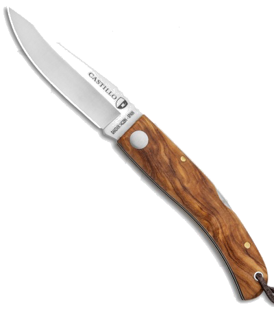 product image for Castillo Navaja Olive Wood Lock Back Knife