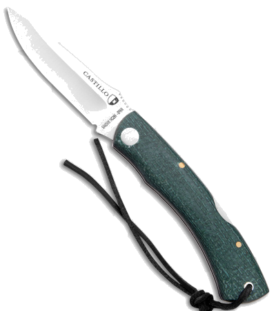 product image for Castillo Torre Lockback Folding Knife Green Micarta