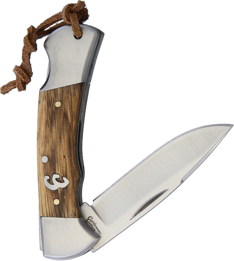 product image for Cattlemans Cutlery Sagebrush Lockback 2.5" Zebra Wood