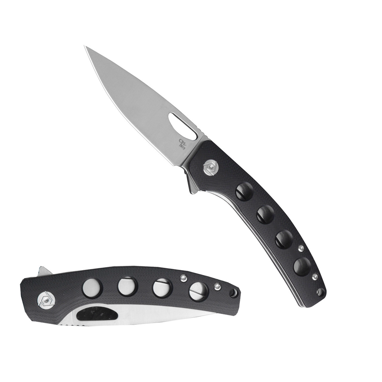 product image for CH 3530 Folding Knife Black G10 Handle