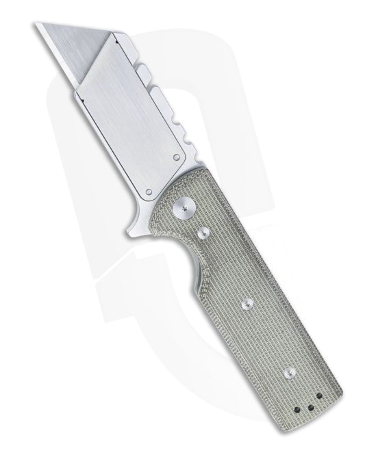 product image for Chaves Ultramar C H U B Green Micarta Folding Utility Knife