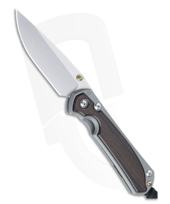 Chris Reeve Small Sebenza 31 S45VN Folding Knife with Macassar Ebony Inlay - Model 007