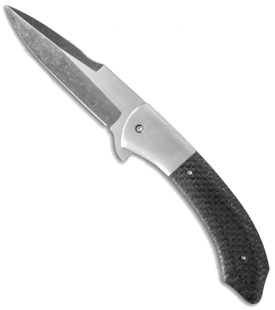product image for Chuck Gedraitis Sicario Flipper Prototype LSCF Carbon Fiber Two-Tone Blade