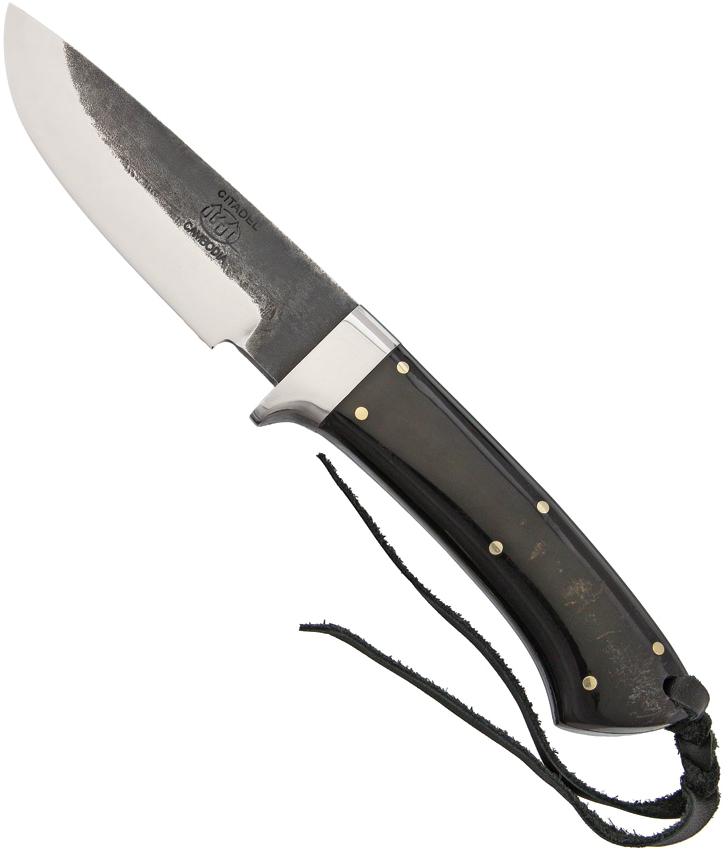 product image for Citadel Baltic 2 Horn DNH7 Carbon Steel Drop Point Blade Knife