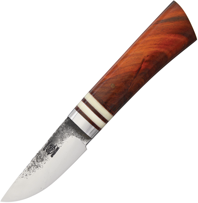 product image for Citadel Nordic Small 3 75 Brown Rosewood DNH7 Carbon Steel Blade