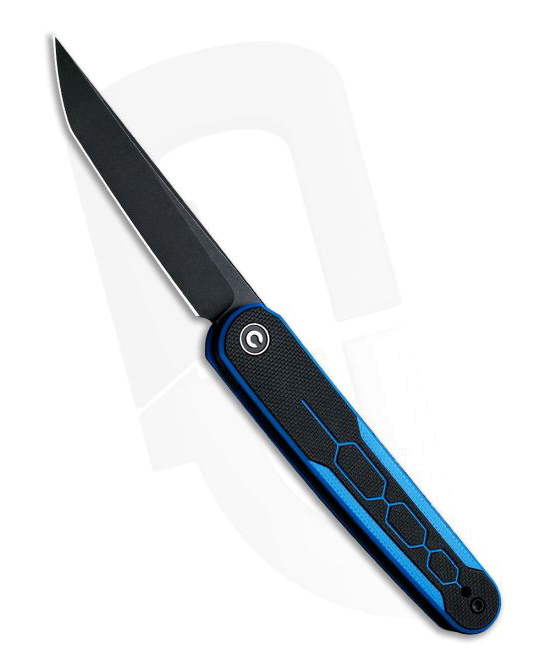 product image for Civivi Kwai Q Liner Lock Blue Black G10 Top Flipper Knife C23015-3
