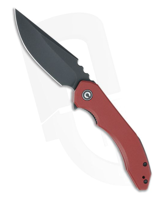 product image for Civivi Bluetick Burgundy Red G 10 Handle Black Blade C 23050 2