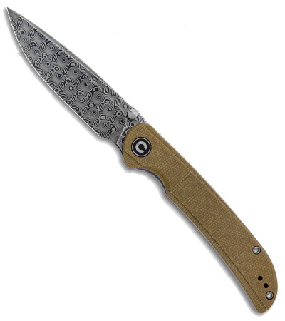 CIVIVI Imperium Olive Green Micarta C2107DS-2 Folding Knife