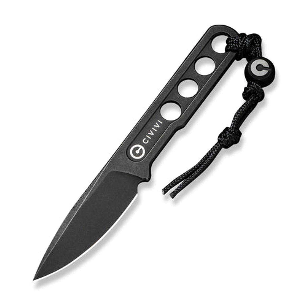 product image for Civivi Circulus Black 10Cr15CoMoV C22012-1 Fixed Blade Knife