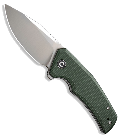 product image for CIVIVI Regulatron Liner Lock Knife Green Canvas Micarta 2 9 Satin C 23006 2