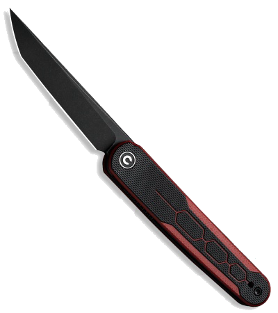 CIVIVI KwaiQ Black Red G-10 Liner Lock Knife