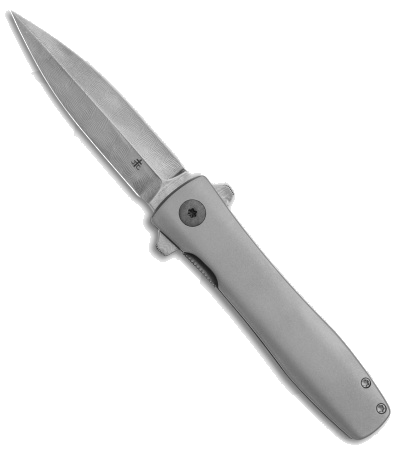 product image for Clark Custom 31 Dagger Titanium Damascus Flipper Knife