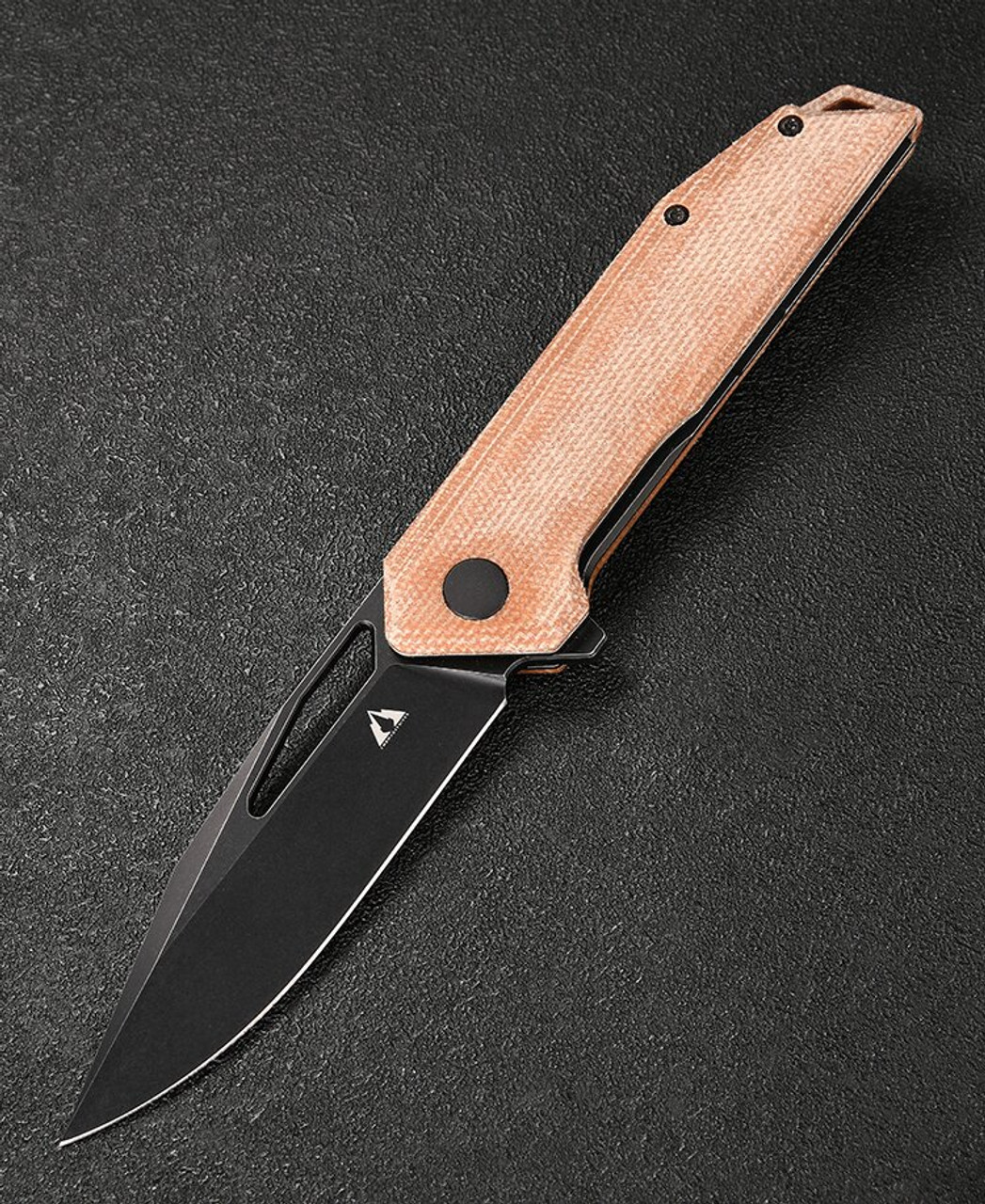 product image for CMB Lurker Black Micarta Model 3 38 D2 Steel