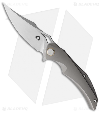 product image for CMB-Made Prowler Frame Lock Knife Gray Titanium