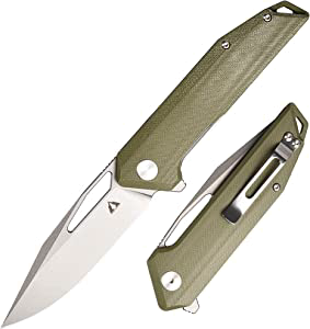 product image for CMB Made Knives Lurker CMB 10 G Folding Knife Green Satin