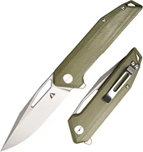 product image for CMB Made Knives Lurker CMB 10 G Folding Knife Green Satin