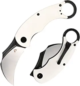 product image for CMB Made Knives Falcon Folding Karambit AUS 10 Steel G10 Handle Pocket Knife
