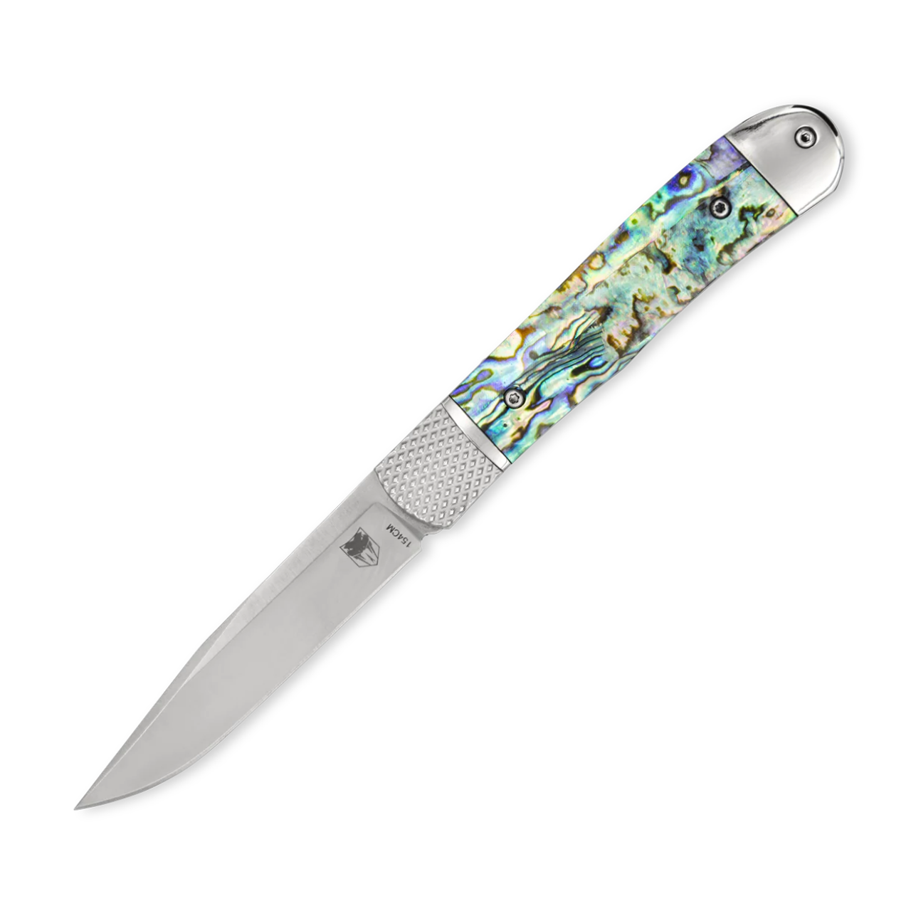 product image for Cobra-Tec CTTHRABA154CM Abalone Hidden Release Auto Trapper Knife
