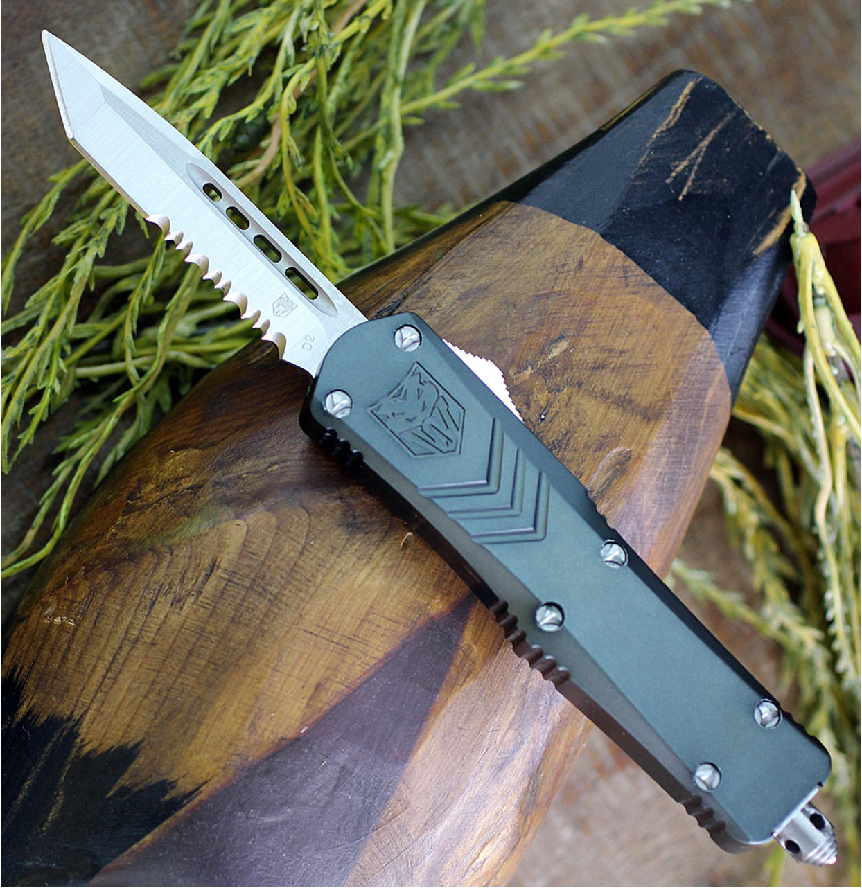 product image for CobraTec Gray FS-X OTF Knife CTKSGRYFS-XSTS