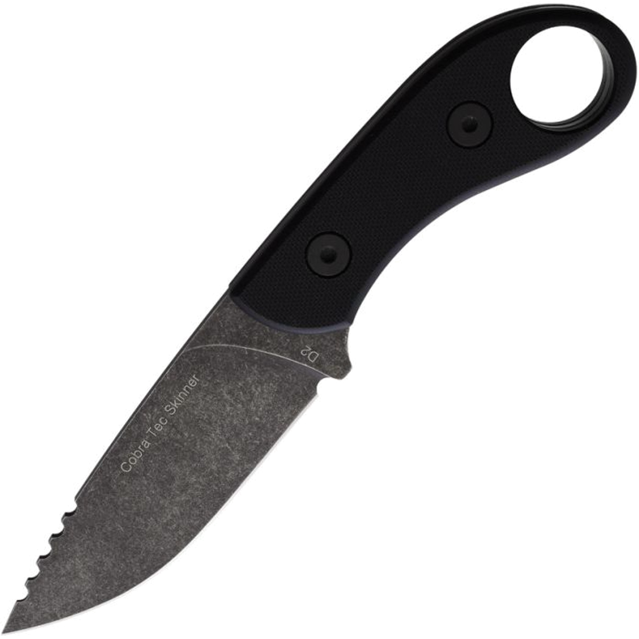 product image for Cobratec Black Skinner G10 3.75 D2 CBTSD2DNS