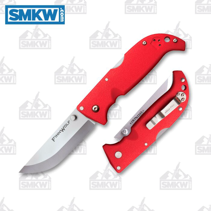 Cold Steel Finn Wolf Red AUS-8A Stainless Steel Utility Knife