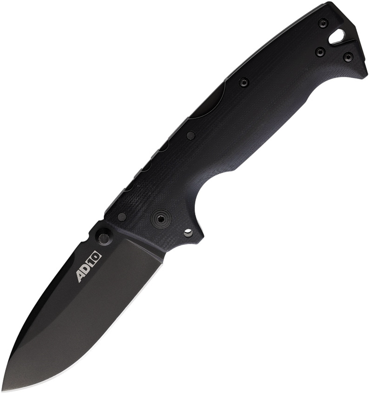 Cold Steel AD-10 Folding Knife Black G-10 Handle S35VN Plain Blade 28DD