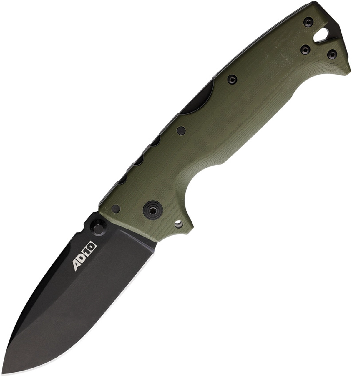 Cold Steel AD-10 OD Green G-10 Handle S35VN Plain Black Blade Folding Knife product image