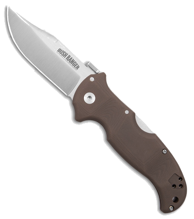 product image for Cold Steel Bush Ranger FDE G-10 Handle S35VN Steel Folding Knife 31A