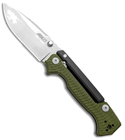 Cold Steel AD-15 OD Green G10 Scorpion Lock Knife (3.5" Satin S35VN) 58SQB