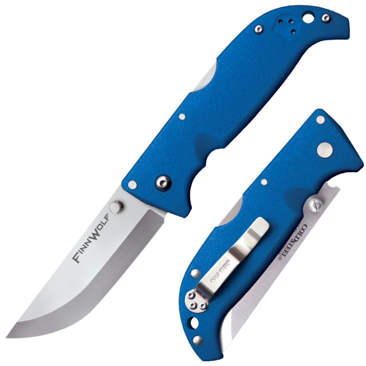 Cold Steel Finn Wolf 20NPLUZ Blue Griv-Ex Handle 3.5" AUS 8A SS Plain Blade