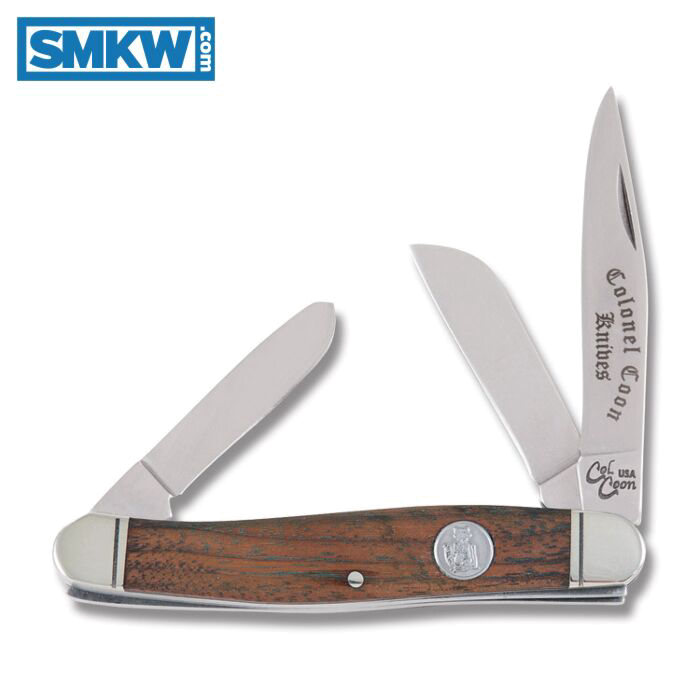 product image for Colonel Coon Walnut Stockman 420 Stainless Steel Pocket Knife