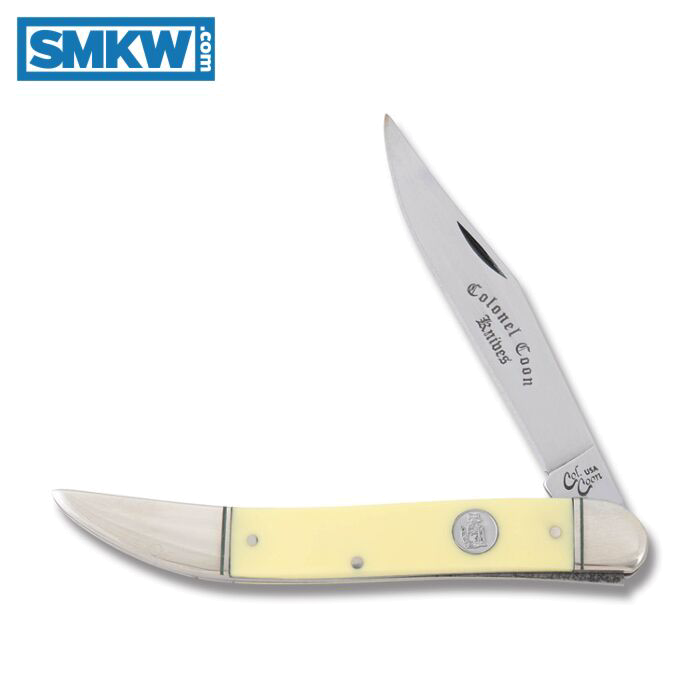 product image for Colonel Coon Yellow Synthetic Large Toothpick Pocket Knife