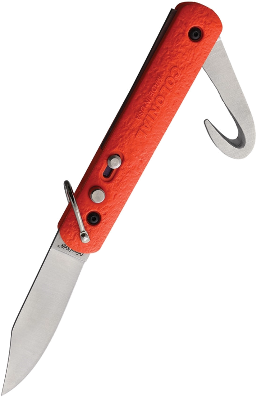 product image for Colonial Knife Company 724 Auto Paratrooper Orange Poly 3 1095