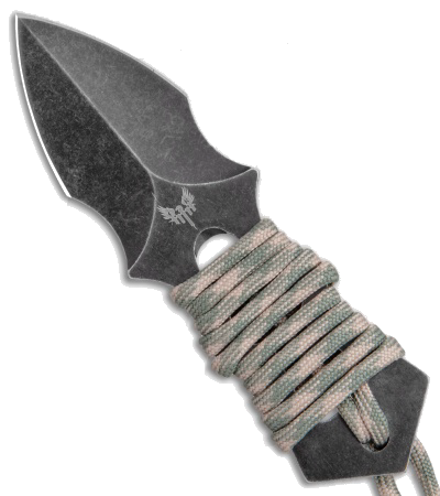 product image for Combat Ready Quick Bait CBR 346 Black Fixed Blade Knife