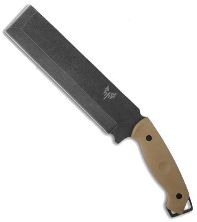 product image for Combat Ready C.U.M.A. Battle Cleaver Fixed Blade Knife Tan G10 Handle