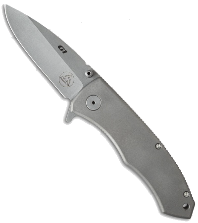 product image for Combative Edge G1 Titanium Frame Lock Knife Stonewash S35VN Blade