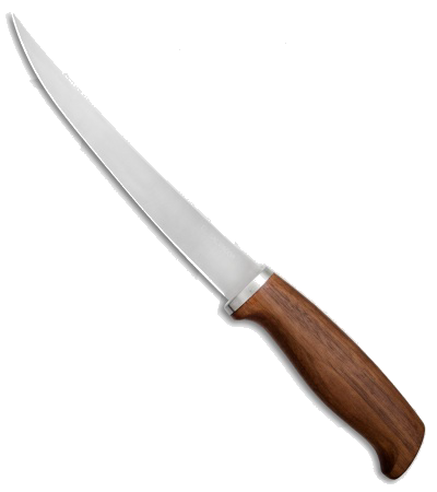 product image for Condor Finmaster CTK 101 7 Fixed Blade Fillet Knife with Walnut Handle and Leather Sheath
