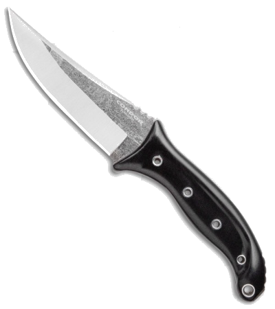 product image for Condor Pandur Black Micarta Handle 1075 Clip Point Blade Knife CTK1818-4.52HC