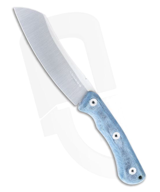 product image for Condor Tool & Knife Blue Micarta Handle 14C28N Sheepfoot Blade CTK2842-4.7SK