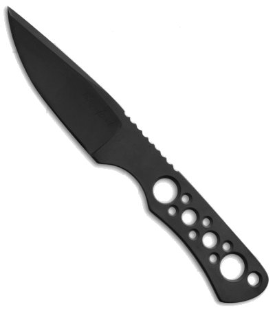 product image for Crawford Drop-Point Neck Knife S30V Stainless Steel Black DLC Finish